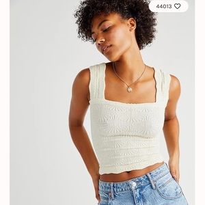 FREE PEOPLE | NWOT Love Letter Cami in Ivory